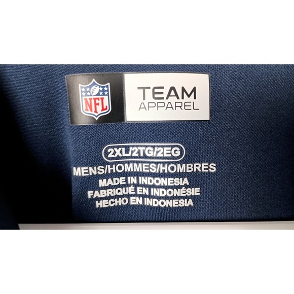 NFL Quarter Zip Pullover Jacket Seattle Seahawks Official Team Apparel 2XL - Picture 10 of 13
